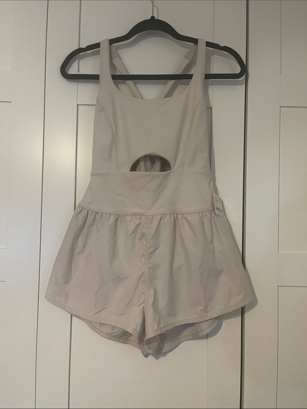 NWT FP Movement by Free People Righteous Runsie - mineral bath/stone/cream - Picture 4 of 5